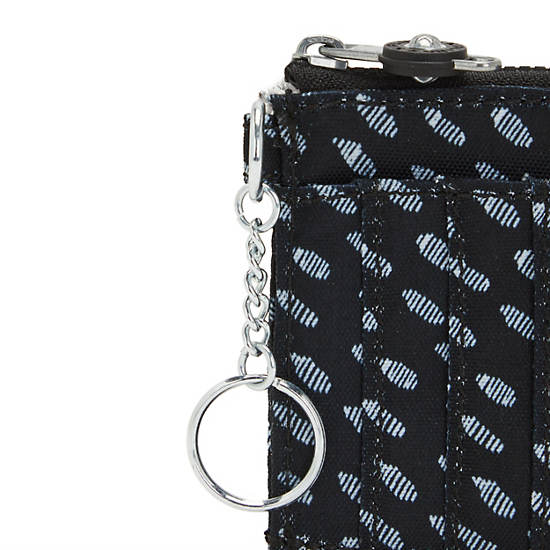 Portefeuilles Kipling Dafni Printed Wallet Noir Blanche | FR 1040BE